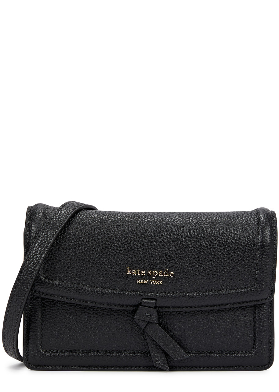 Knott Grained Leather Cross-body bag