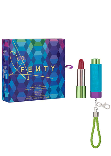 Fenty Beauty Icon Semi-matte Refillable Lipstick Set, High-pigment In White
