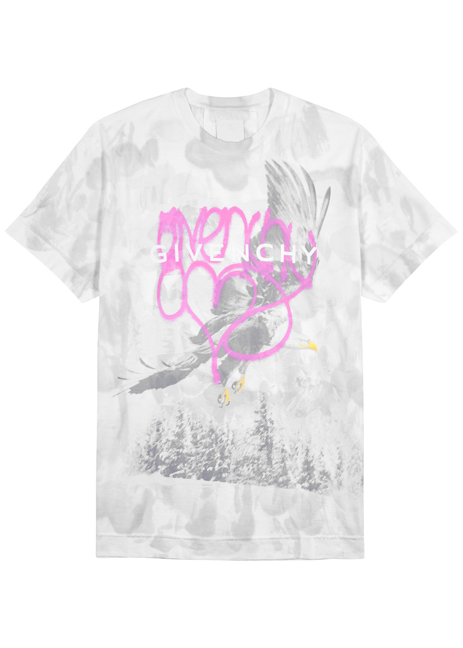 Givenchy X Chito Printed Cotton T-shirt In Grey