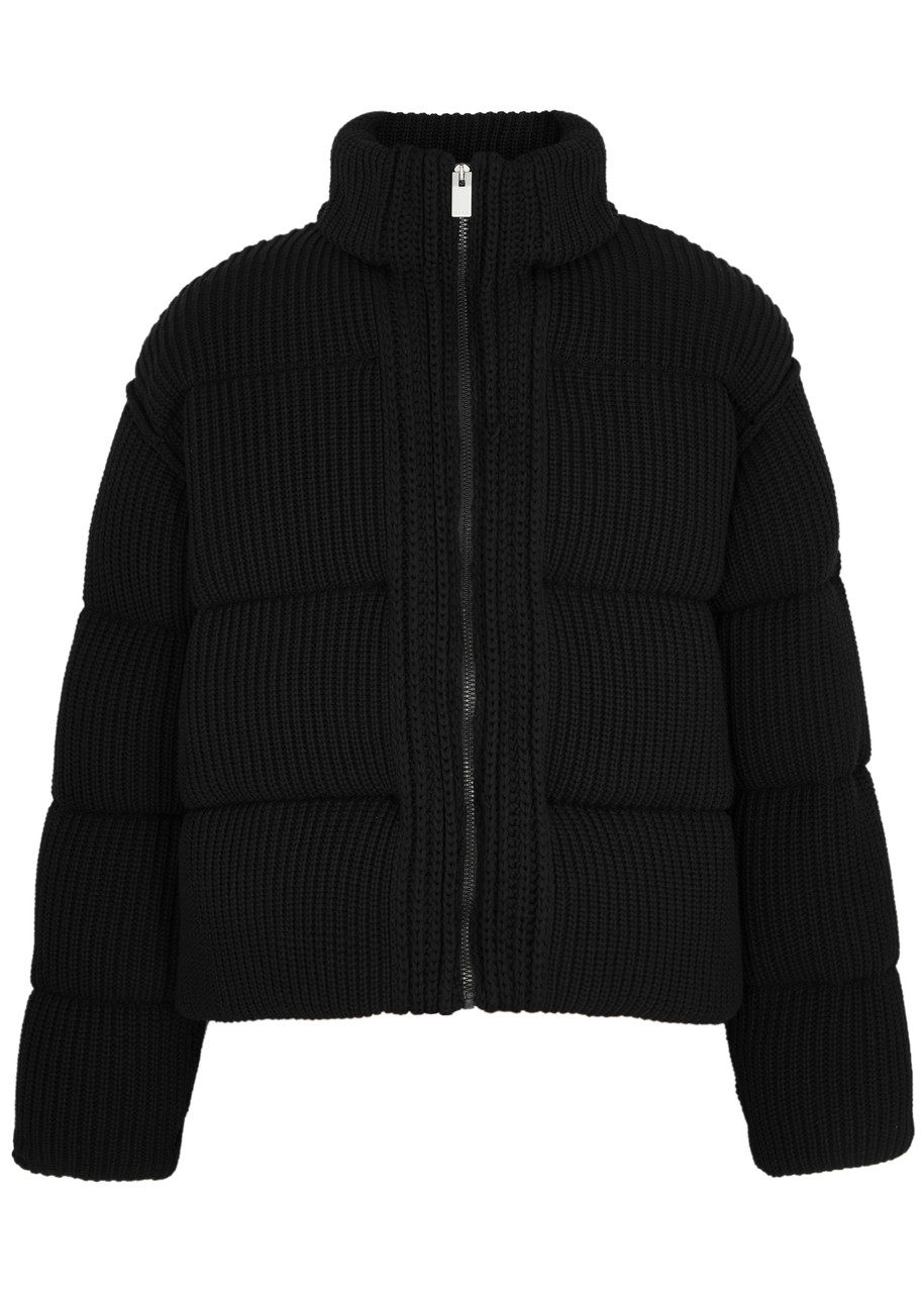 Moncler Genius Cardigan Jacket Tricot In Black