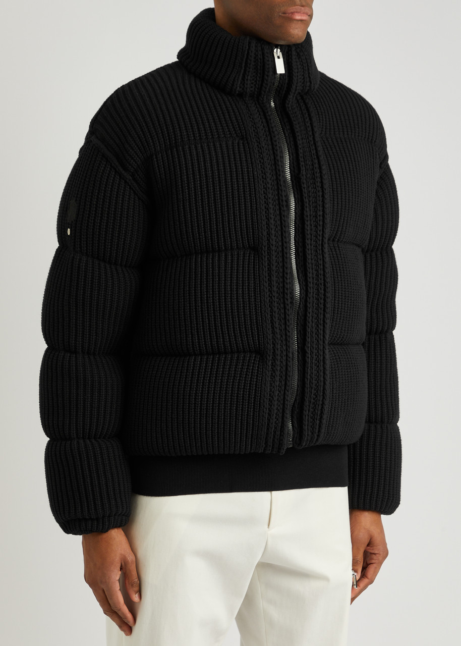 Moncler Genius Cardigan Jacket Tricot In Black