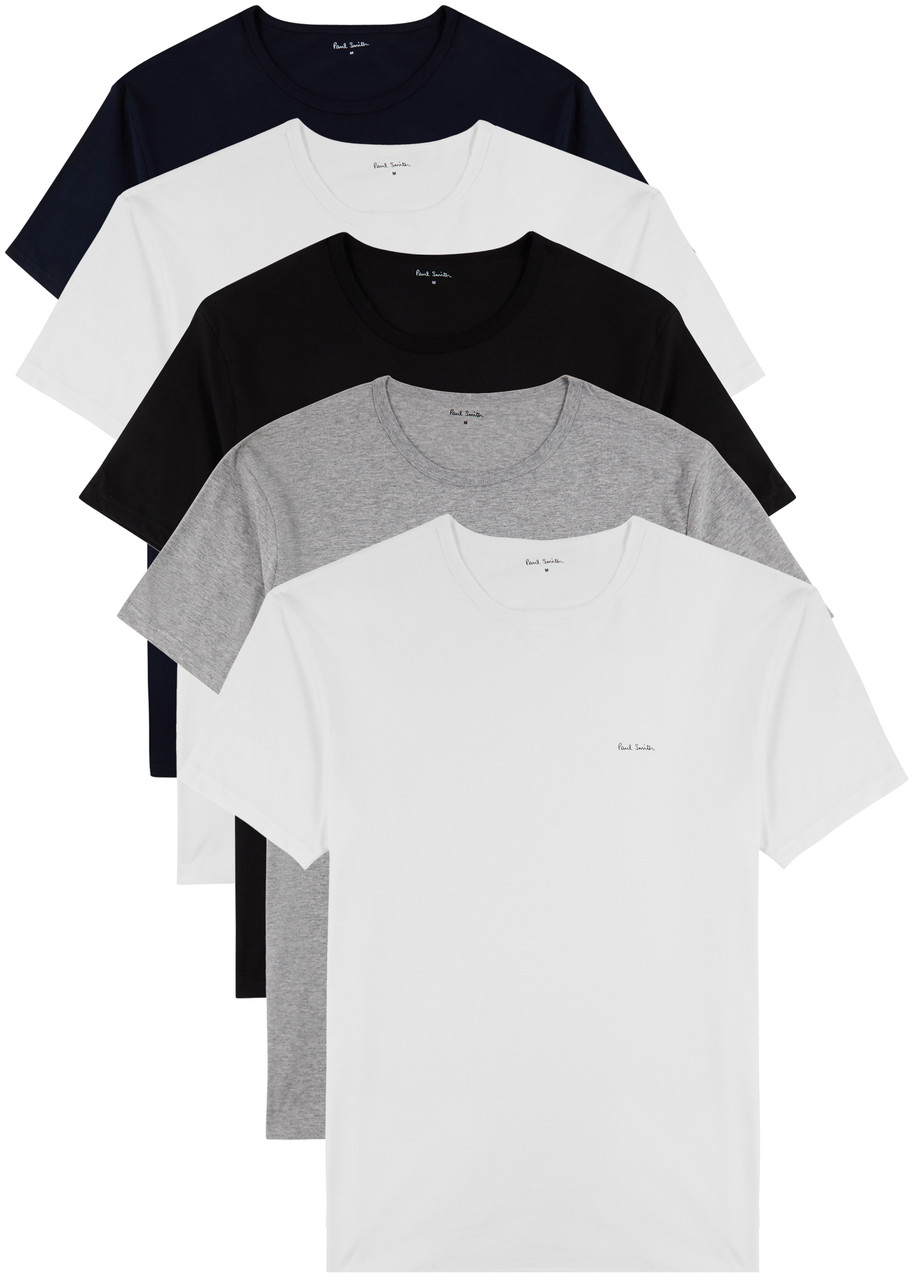 Paul Smith Logo-print Cotton T-shirt In Black