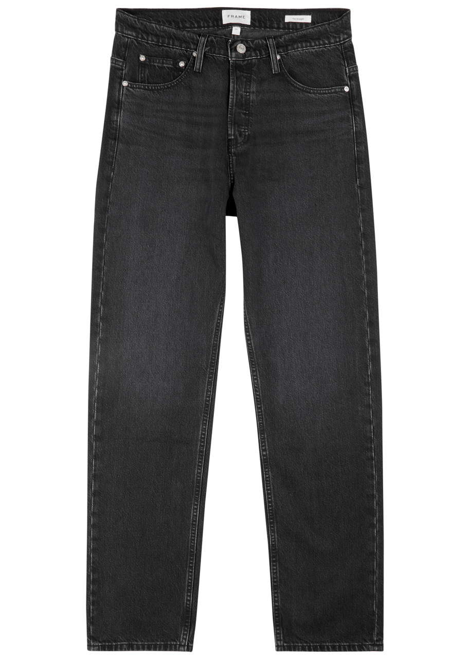 Frame Straight-leg Jeans In Black