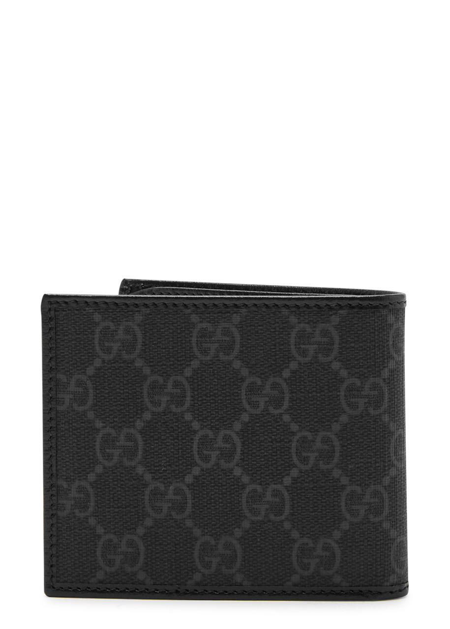  Gucci Gg-monogrammed Canvas Wallet - Black - One Size 