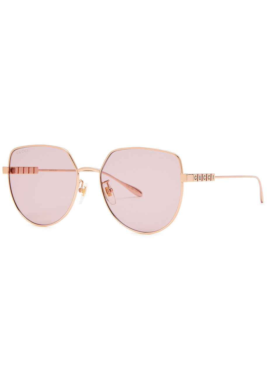Gucci D-frame Sunglasses - Pink - One Size
