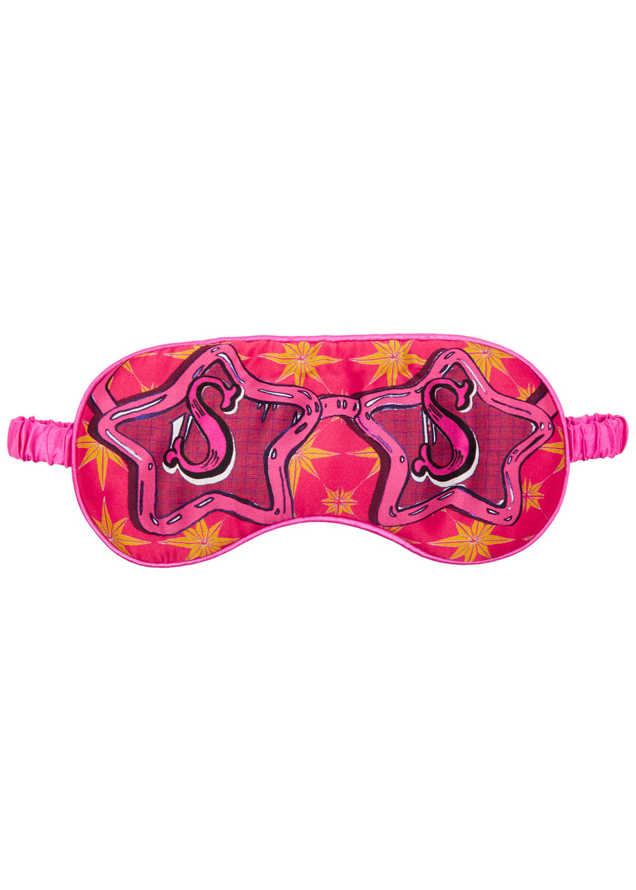 S Is For Sunglasses Silk eye Mask