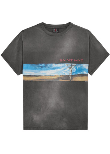 SAINT MXXXXXX MSX printed cotton T-shirt | Harvey Nichols