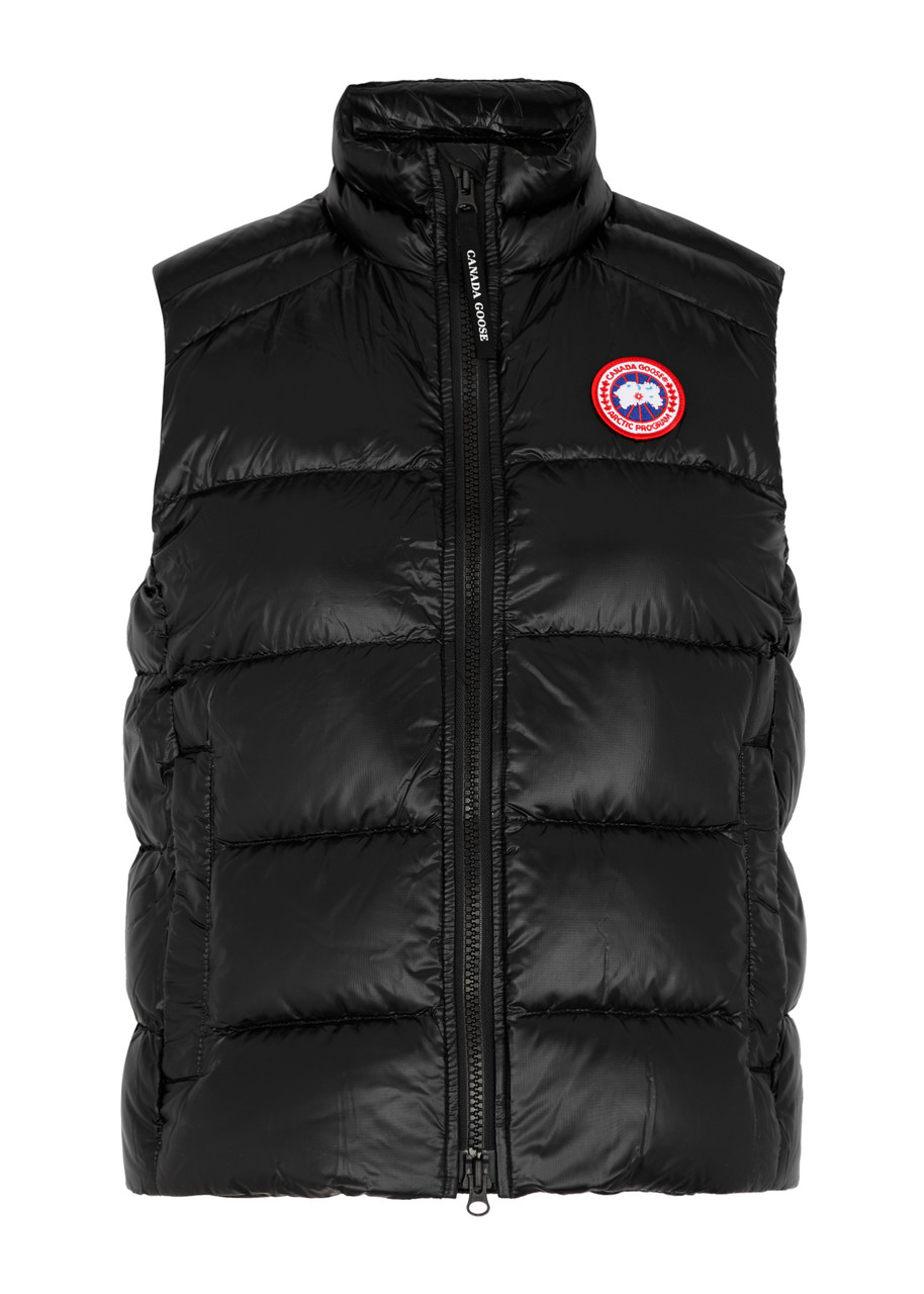 Canada Goose Women's Extra Small Black Cypress Quilted Feather-light Shell Gilet - Slim-fit Design - XS