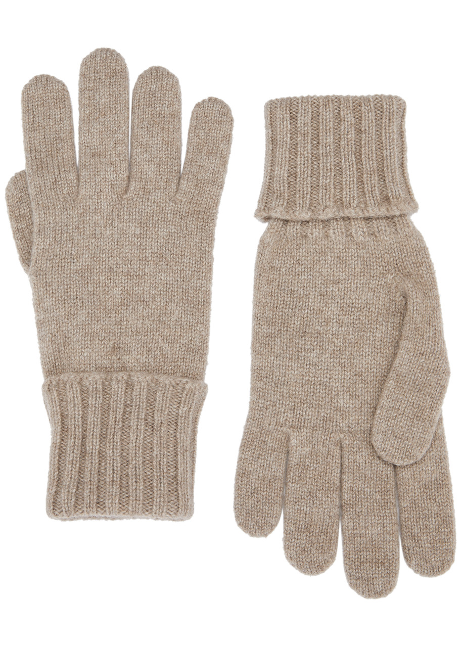 Inverni Cashmere Gloves In Taupe