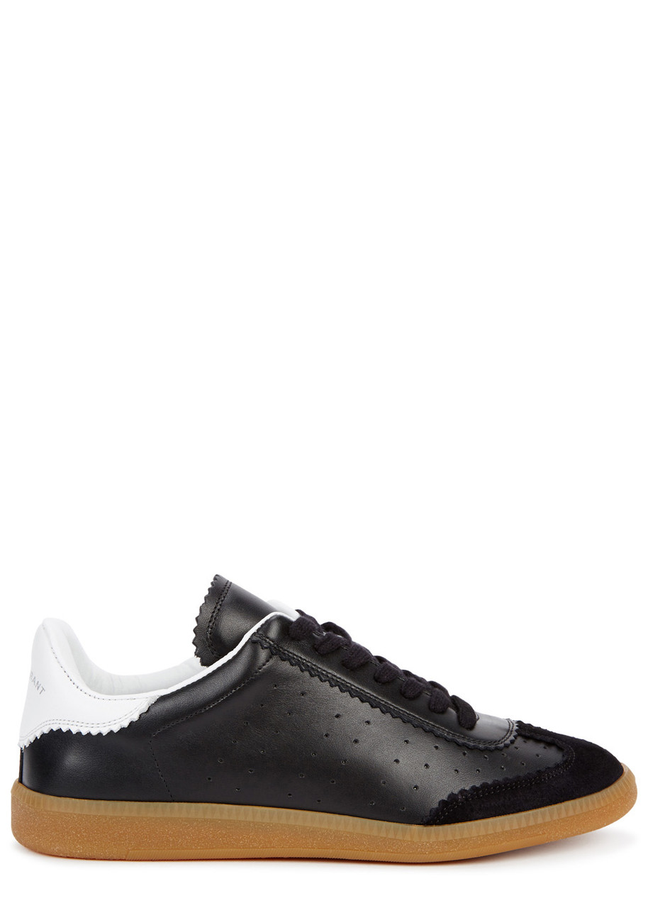 Isabel Marant Bryce Black Leather Sneakers, Sneakers, Black, Leather - 3