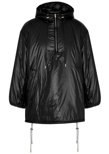 SAINT LAURENT Cassandre half-zip shell jacket | Harvey Nichols