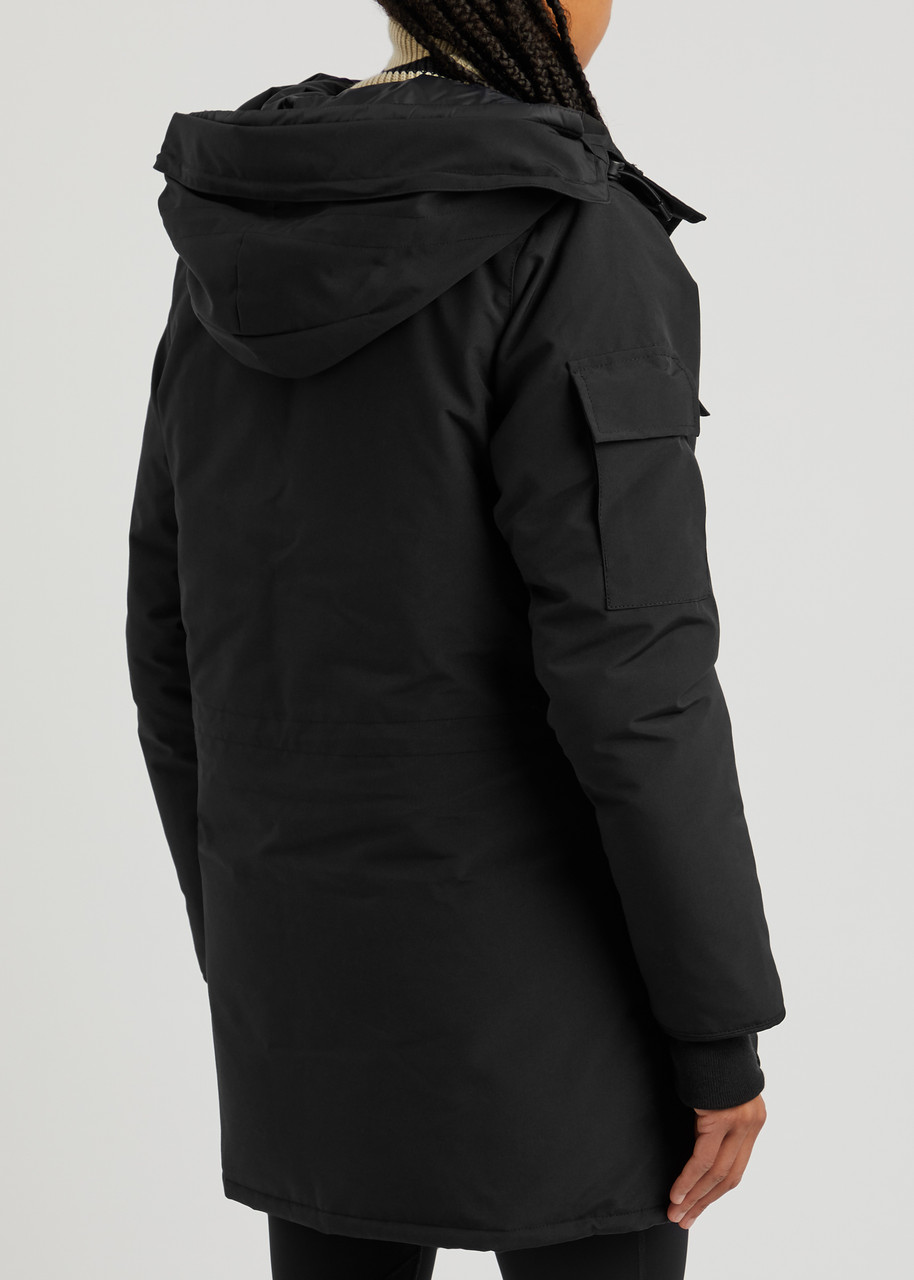  Canada Goose Women's Extra Small Black Expedition Hooded Arctic-tech Parka Coat - Water-resistant - Xs 
