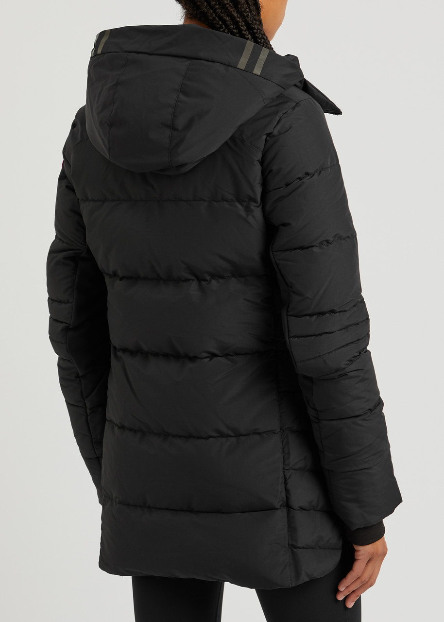  Canada Goose Women's Small Black Hybridge Quilted Matte Shell Coat - Water-resistant & Features A Hood - S 