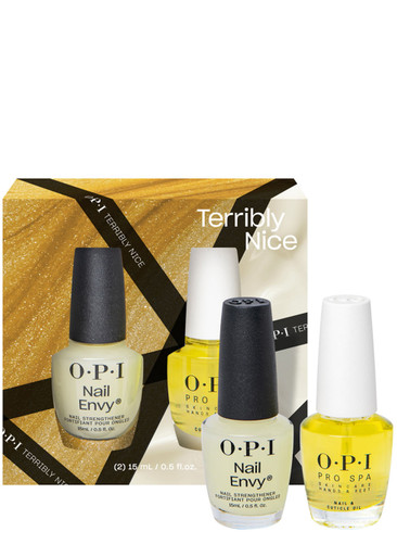 Opi Terribly Nice Treatment Power Duo, Gift Sets, Nail Strength In White