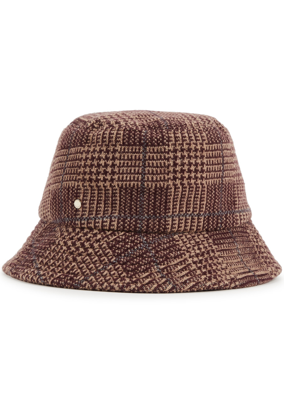Prince of Wales Wool-blend Bucket hat