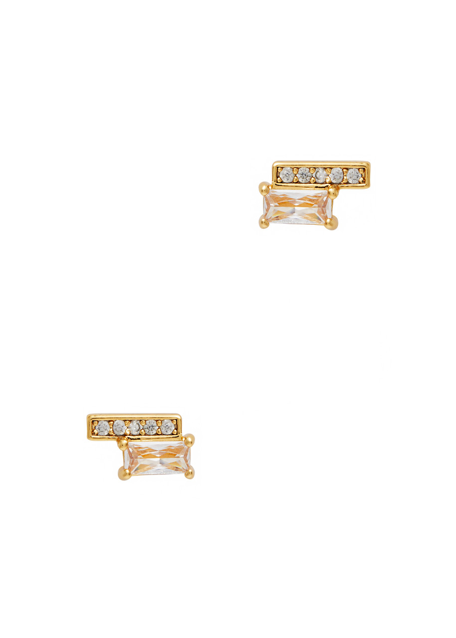 Precious Delight Gold-plated Stud Earrings