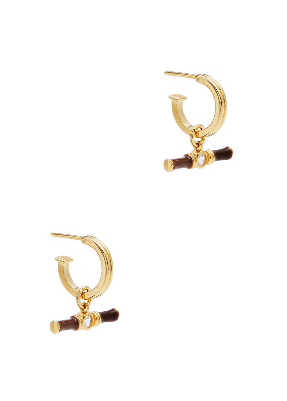 Dyllan 18kt Gold Vermeil Hoop Earrings