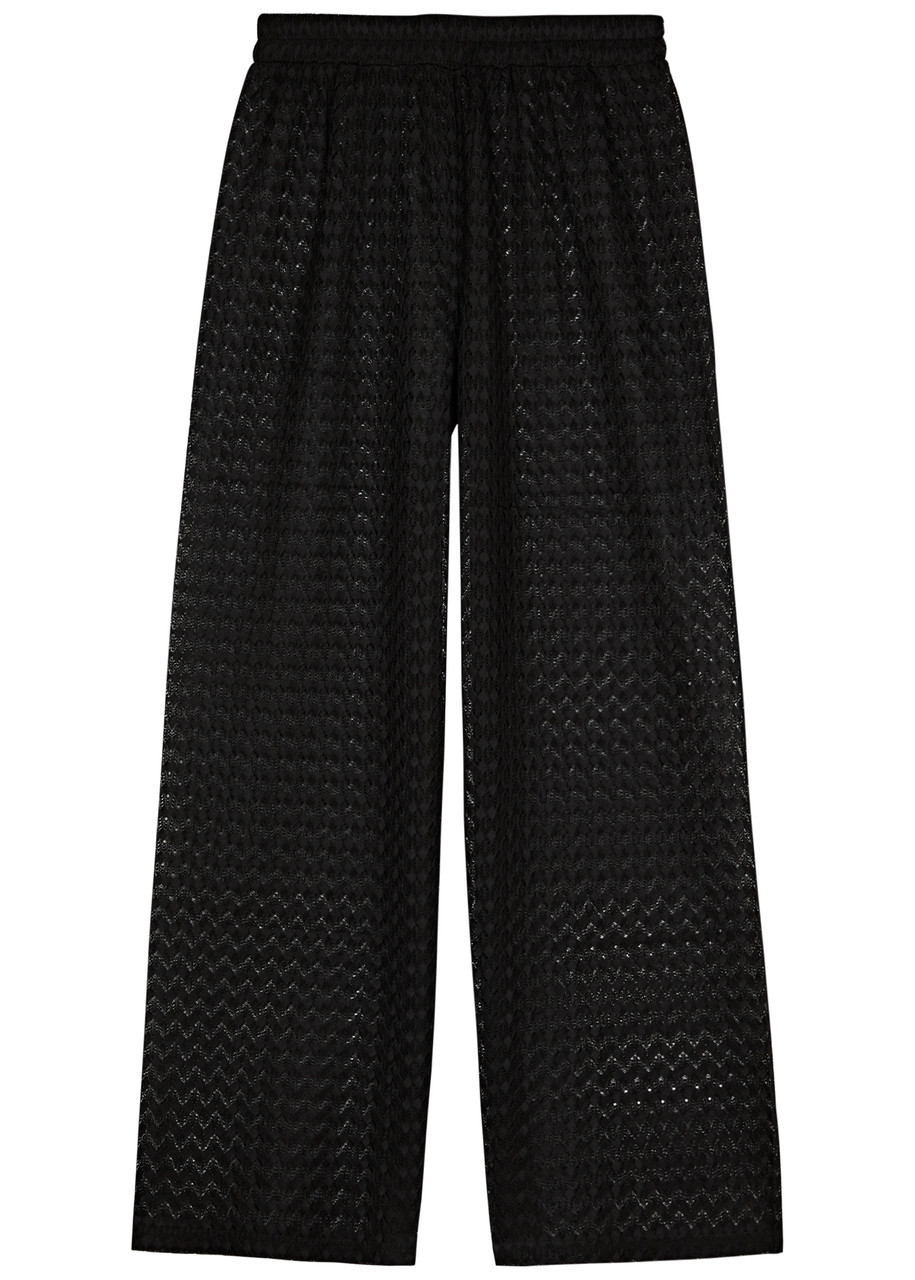 Melissa Odabash Sienna Hose Mit Weitem Bein Aus Spitze In Black