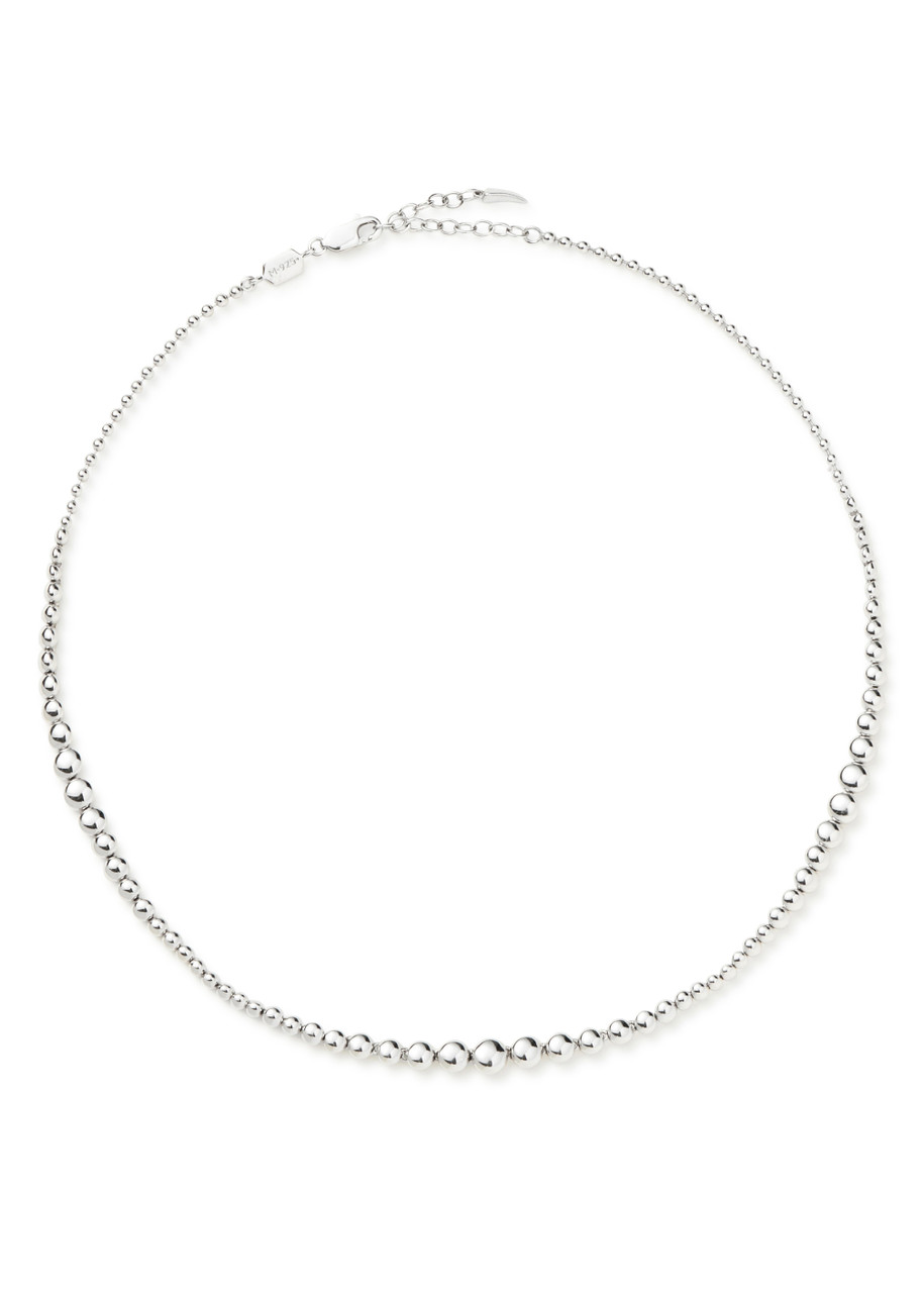 Articulated Rhodium-plated Choker