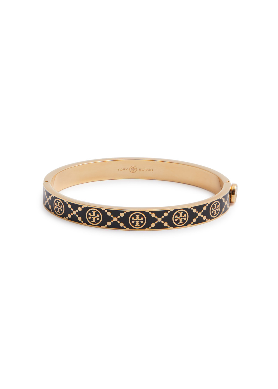 Tory Burch Logo Enamelled Bracelet - Gold - L (UK14 / L)