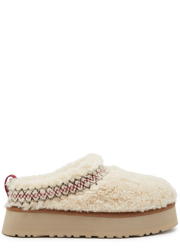 UGG Tazz fleece platform mules | Harvey Nichols