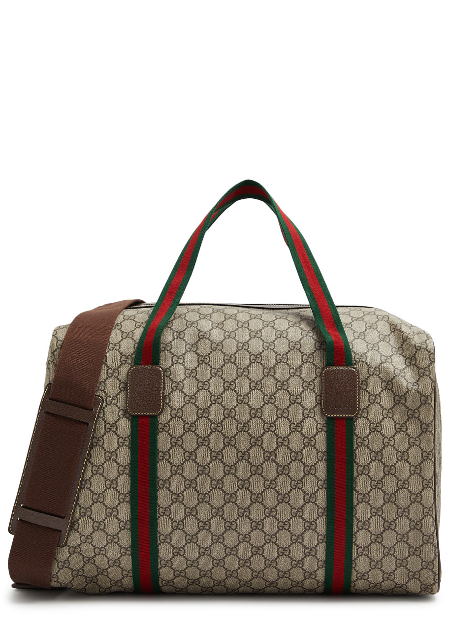 Gucci GG Supreme Monogrammed Holdall - Beige - One Size