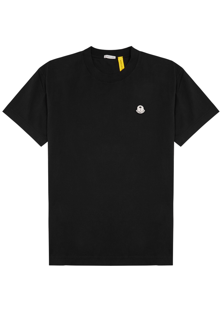 Moncler Genius Branded T-shirt In Black