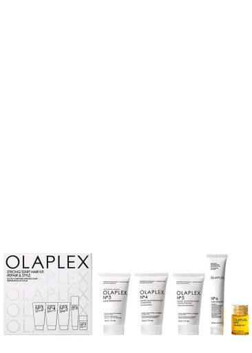 Olaplex Strong Start Hair Kit: Repair & Style, Gift Sets, Felt, Floral In White