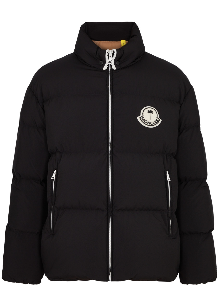 Moncler Genius 8 Moncler Palm Angels Rodmar Quilted Shell Jacket In Black