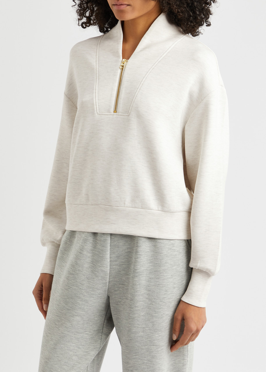 Varley Davidson Sweatshirt In Ivory Marl