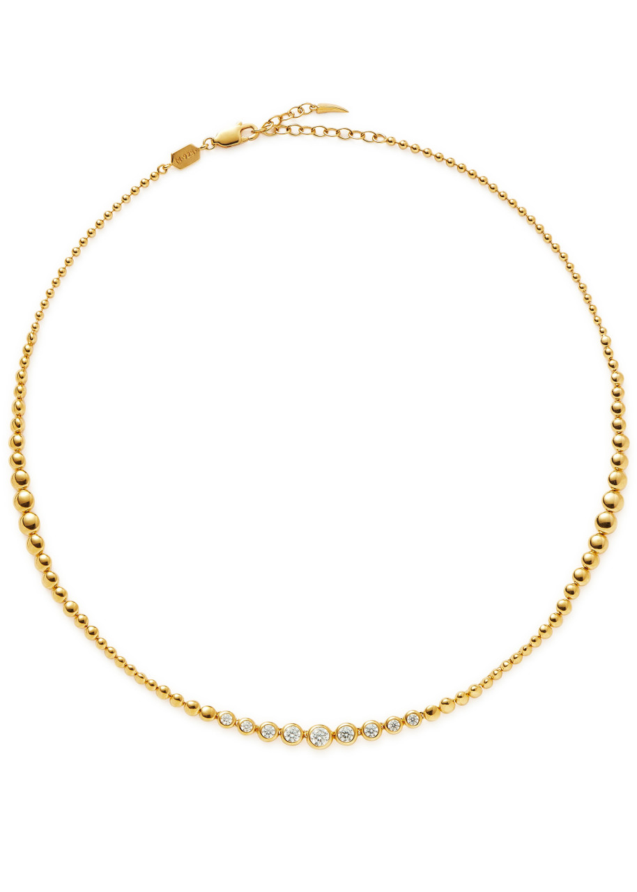 Articulated 18kt Gold Vermeil Choker