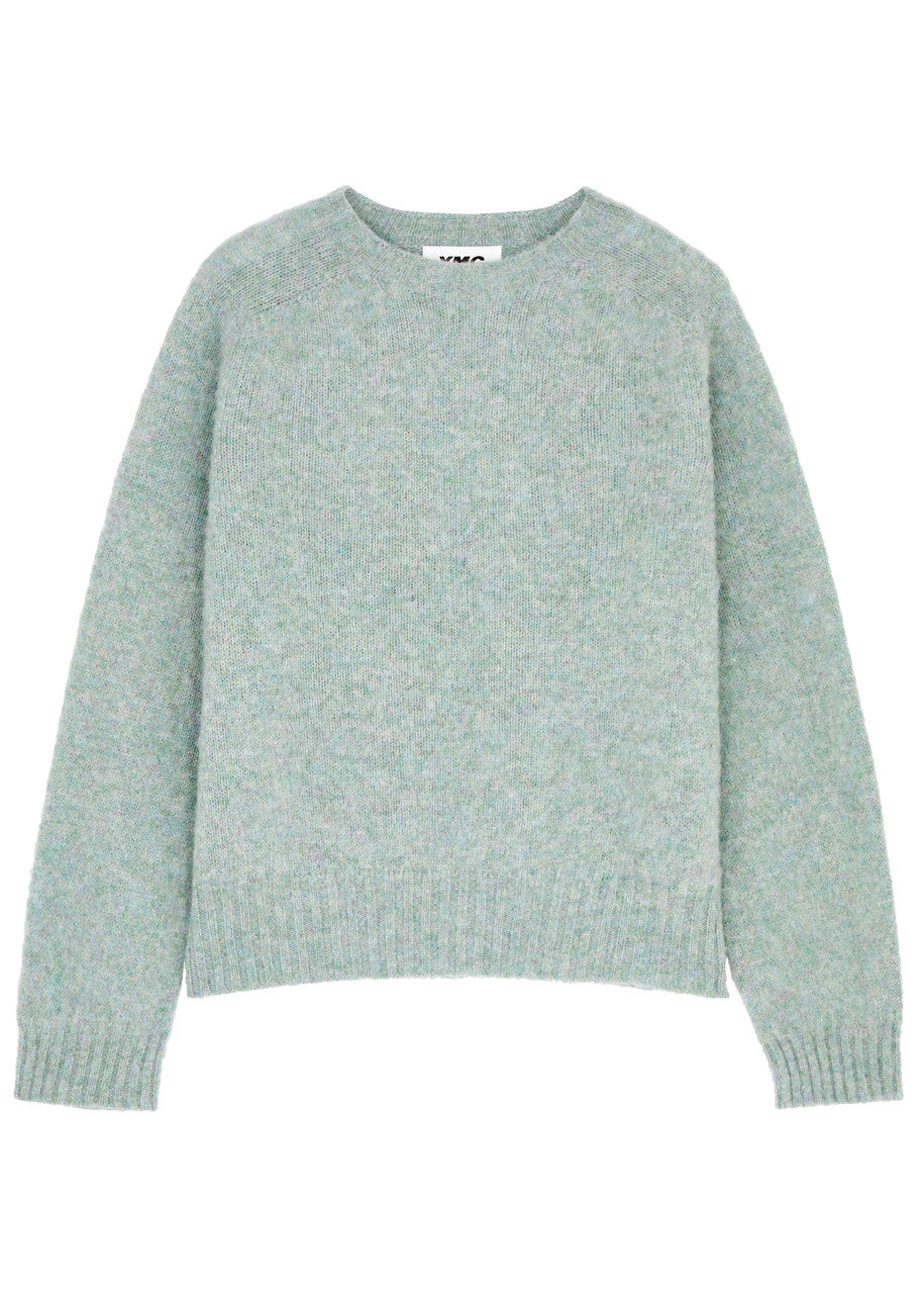 Ymc Jets Wool Jumper - Mint - XS (UK6 /xs)
