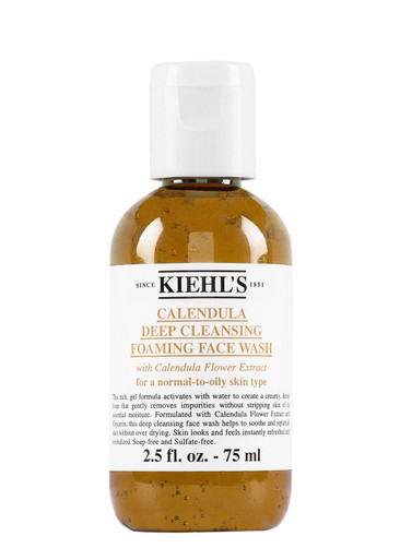 Kiehl's Since 1851 Kiehl's Calendula Deep Cleansing Foaming Wash 75ml, Cleansers, Rich In White