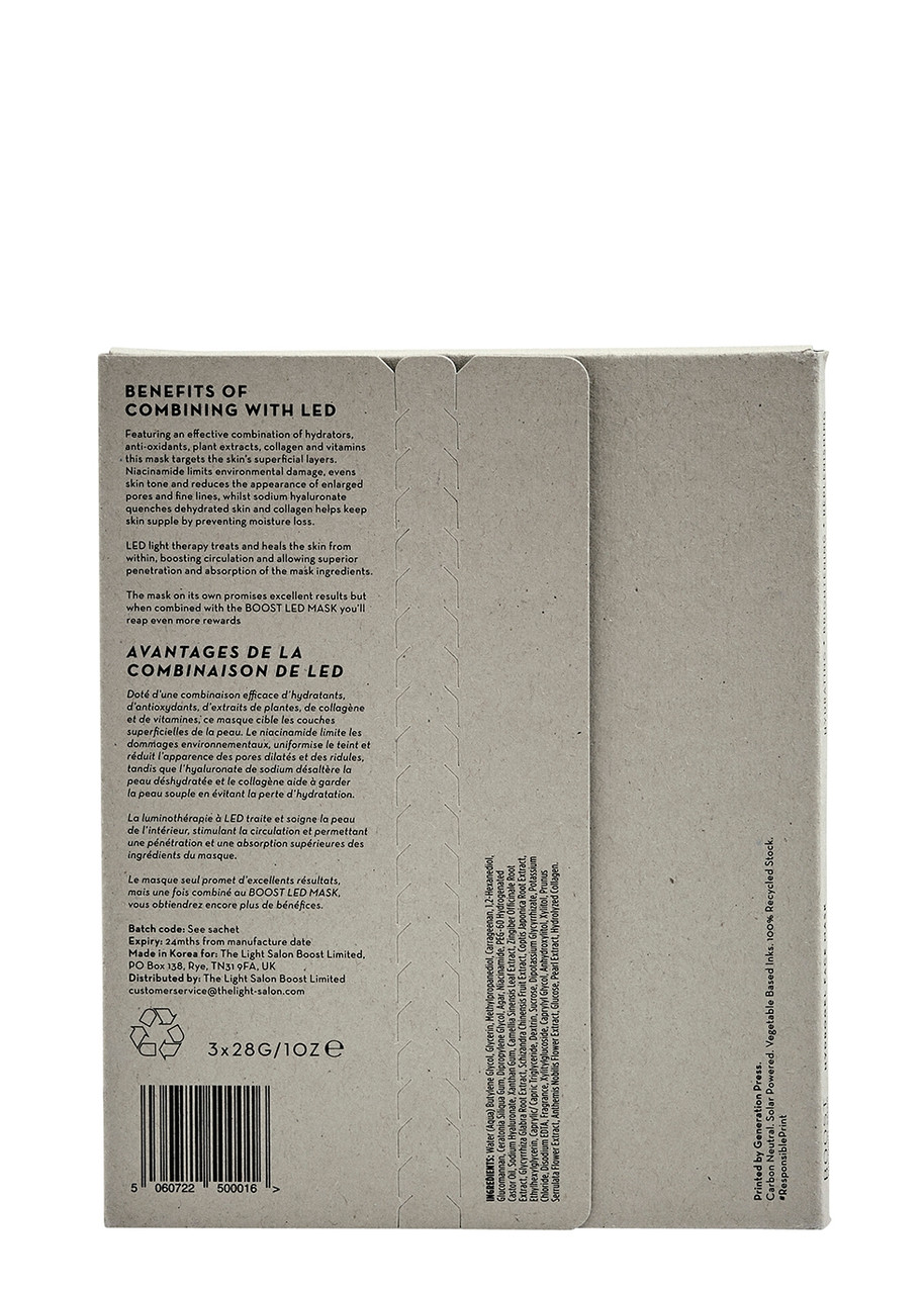  The Light Salon Boost Hydrogel Face Mask 