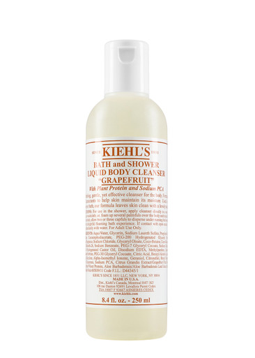 Kiehl's Since 1851 Kiehl's Bath And Shower Liquid Body Cleanser Grapefruit 250ml In White