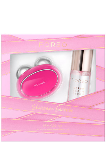 Foreo Skincare Secrets Set: Bear + Serum 30ml, Gift Sets, Crocodile In White