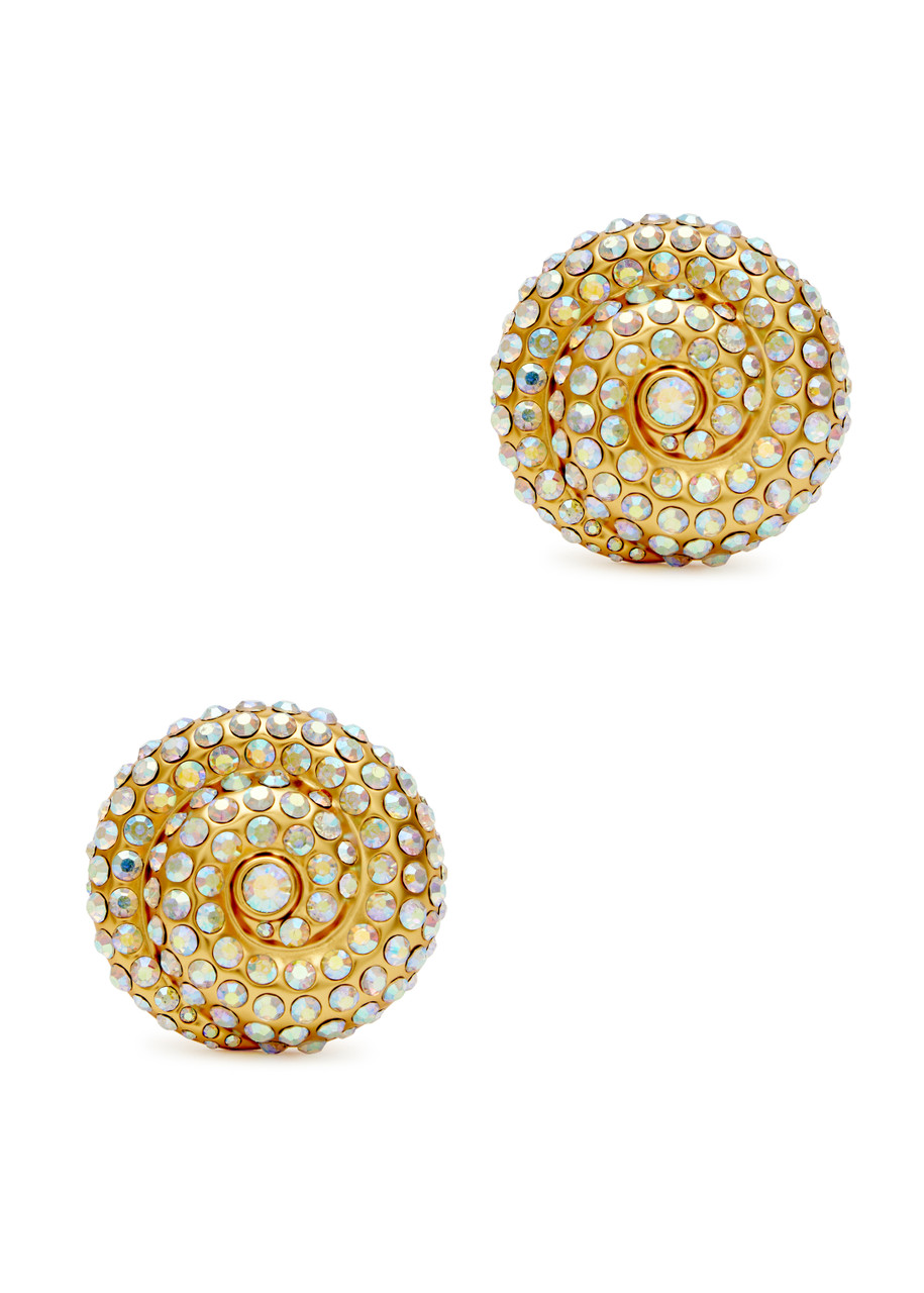 Pearl Octopuss.y Le Soleil 14kt Gold-plated Clip-on Earrings