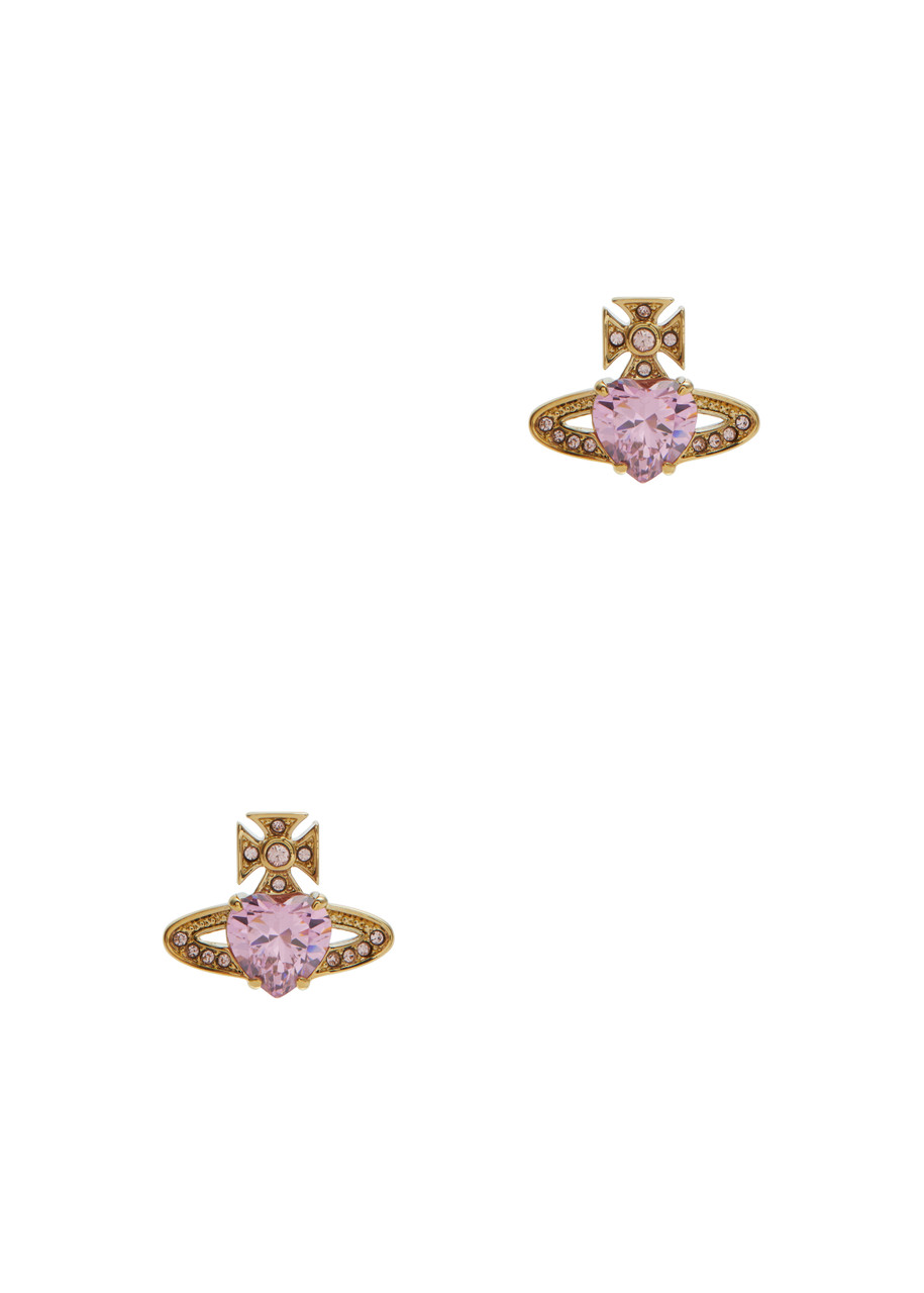 Vivienne Westwood Ariella Orb-embellished Stud Earrings In Pink