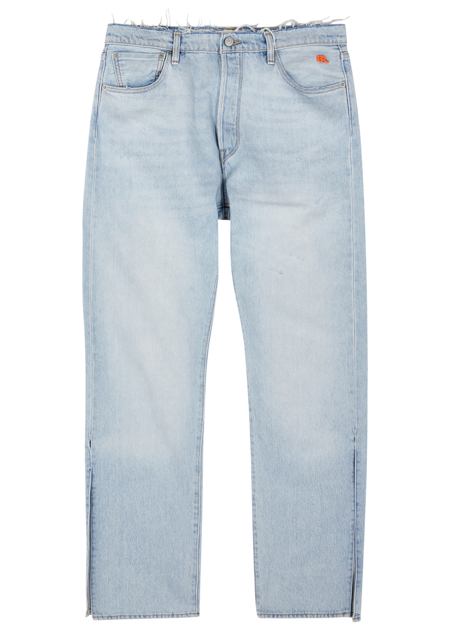 X Levi's 501 Split-leg Jeans