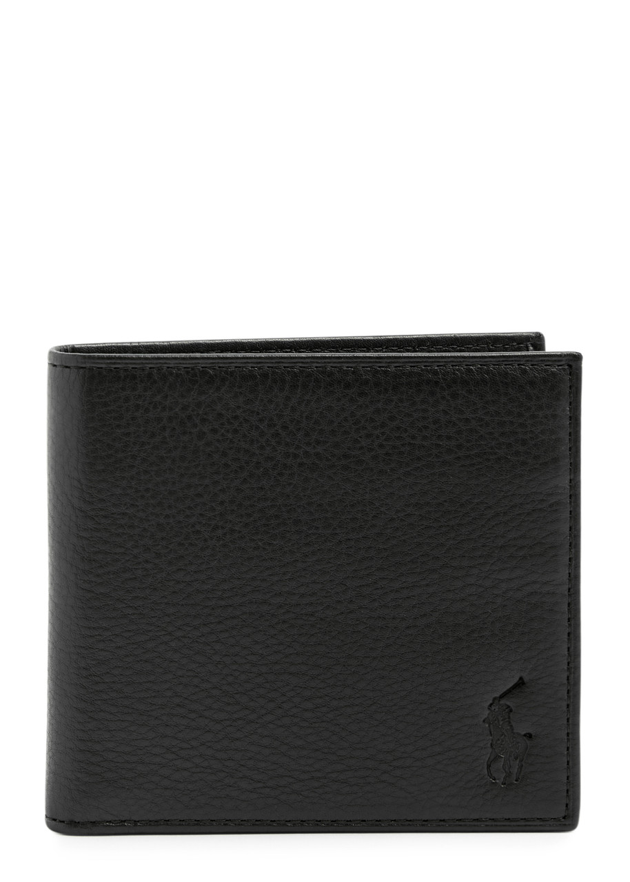 Polo Ralph Lauren Logo Leather Wallet - Black - One Size