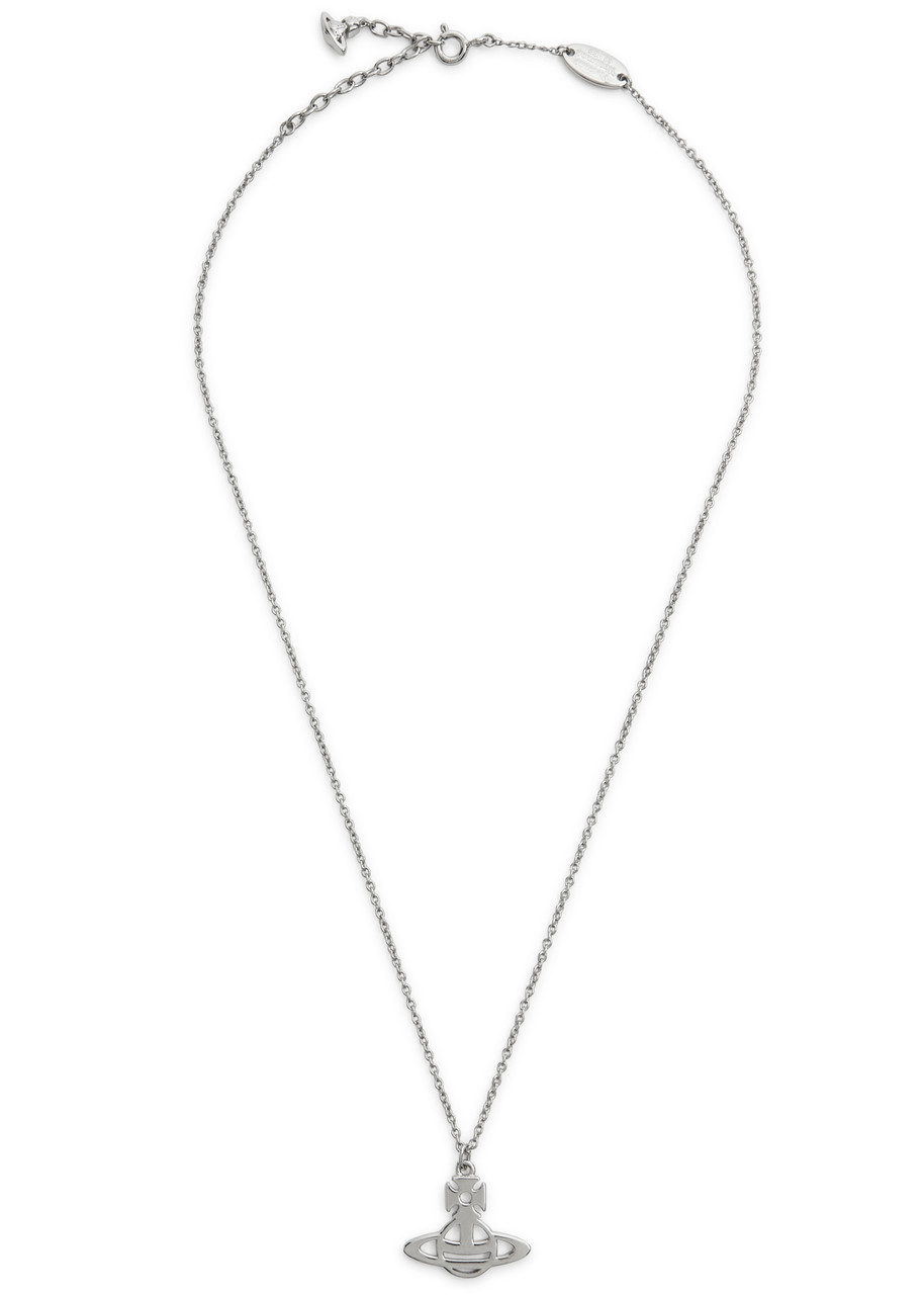 Vivienne Westwood Lucy Orb Necklace In Silver