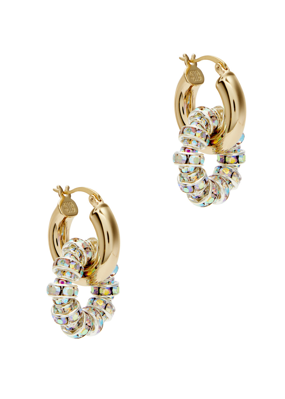 Pearl Octopuss.y Les Créoles Petite 14kt Gold-plated Hoop Earrings - One Size