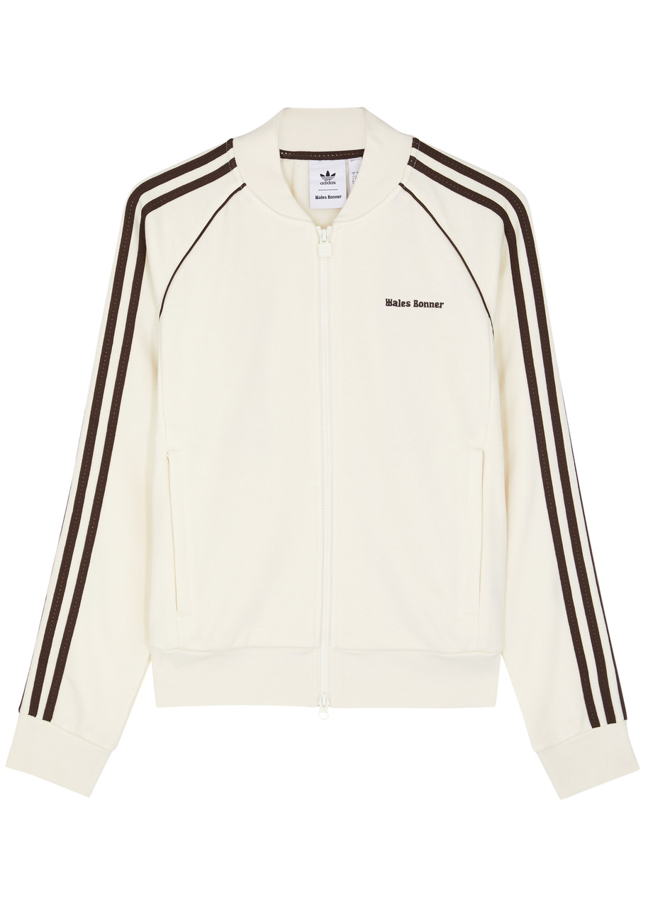 Adidas X Wales Bonner X Wales Bonner Striped Cotton-blend Track Jacket In White