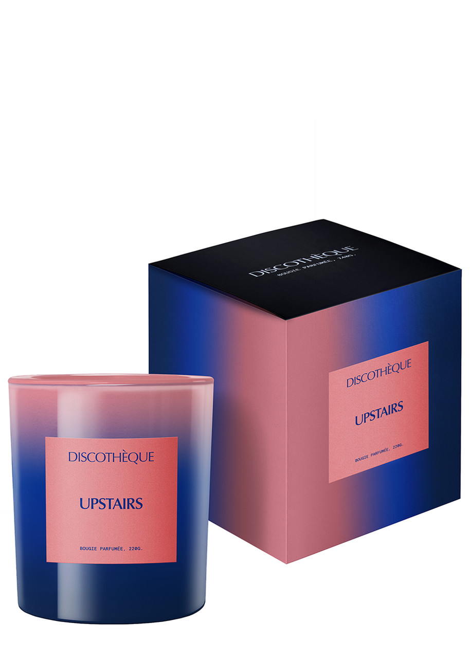 DISCOTHEQUE DISCOTHEQUE UPSTAIRS CANDLE 220G, CANDLES, LACE, VIOLET LEAF, PEACH