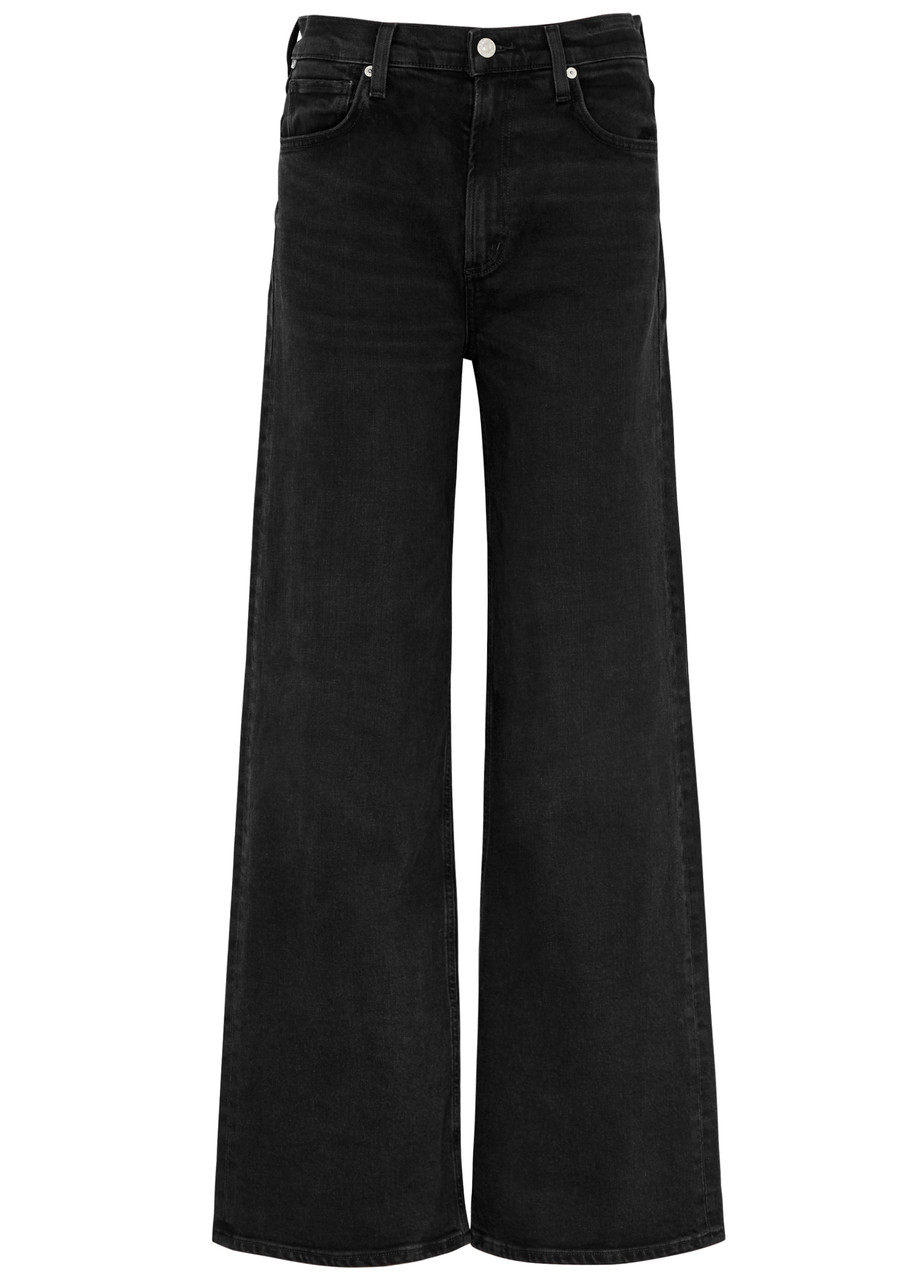 Citizens Of Humanity Paloma Wide-leg Jeans In Black