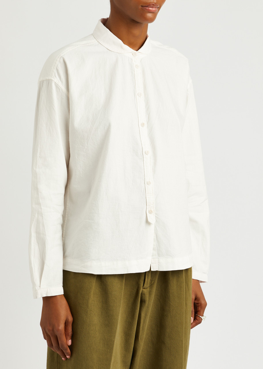 Ymc You Must Create Ymc Marianne Cotton Shirt In White
