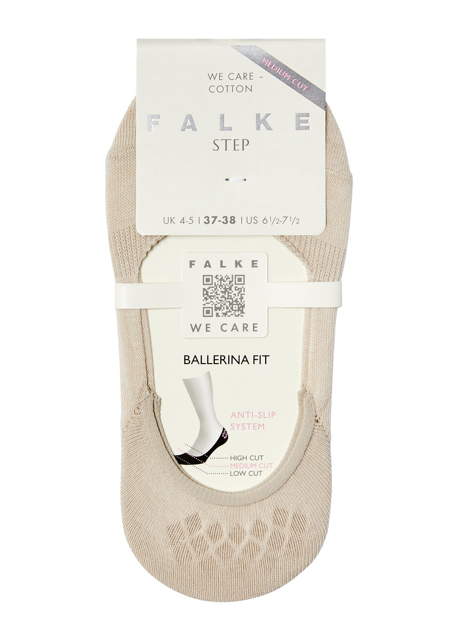 Falke Step Cotton-blend Socks In Beige