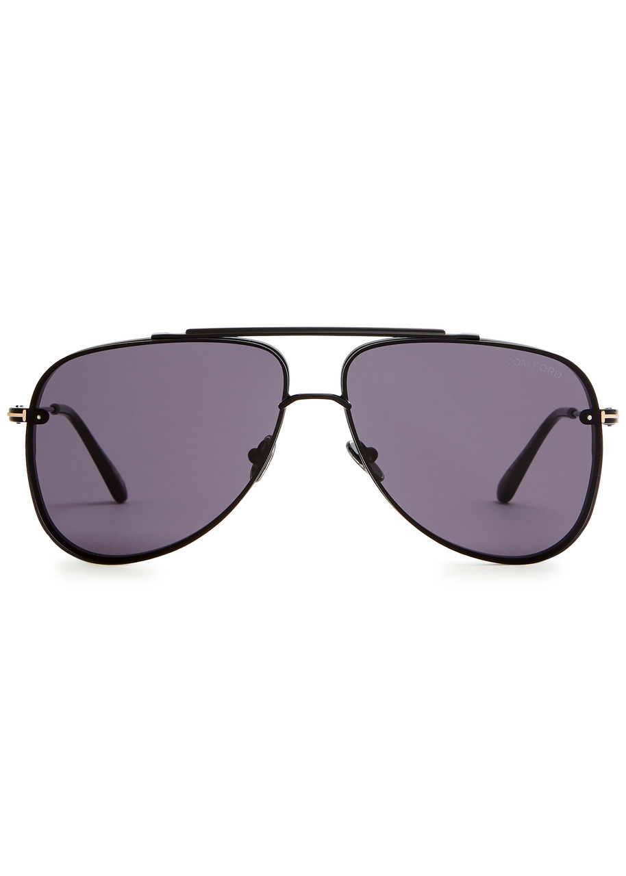 TOM FORD TOM FORD LEON AVIATOR-STYLE SUNGLASSES