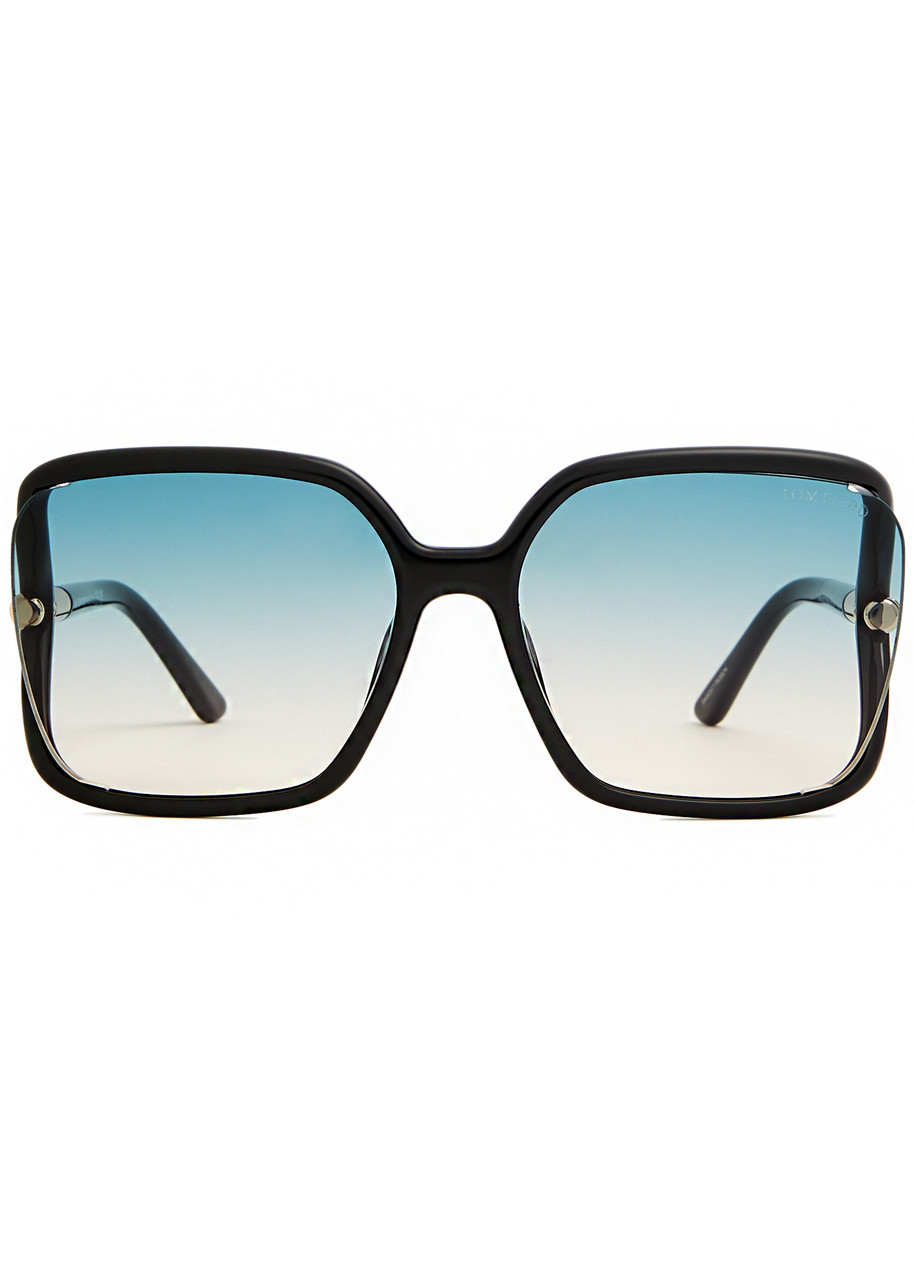 TOM FORD TOM FORD SOLANGE-02 OVERSIZED SQUARE-FRAME SUNGLASSES