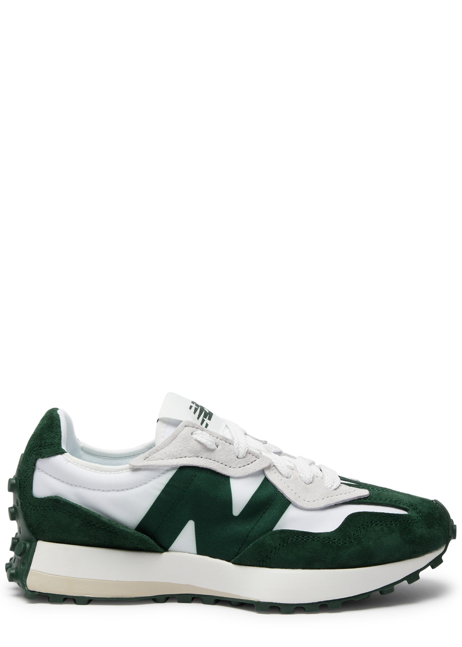 New Balance 327 Panelled Mesh Sneakers In Green